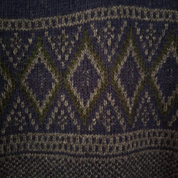 Shawl Collar Grandpacore Cardigan WINDRIVER Grandpa Button-Up Sweater Unisex EUC - Picture 5 of 7